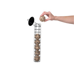 Colonne à boules de graisse en métal noire et verte Ø 10 x 37 cm EMMA'S GARDEN