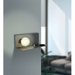 Applique murale Ciglie noire E27 60 W EGLO