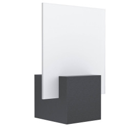 Applique murale extérieure LED Adamello noire et blanche 6 W EGLO