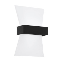 Applique murale extérieure LED Albenza noire et blanche 4,8 W EGLO