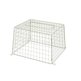 Cage de protection pour mangeoire de sol en métal verte 46 x 56 x 36 cm EMMA'S GARDEN