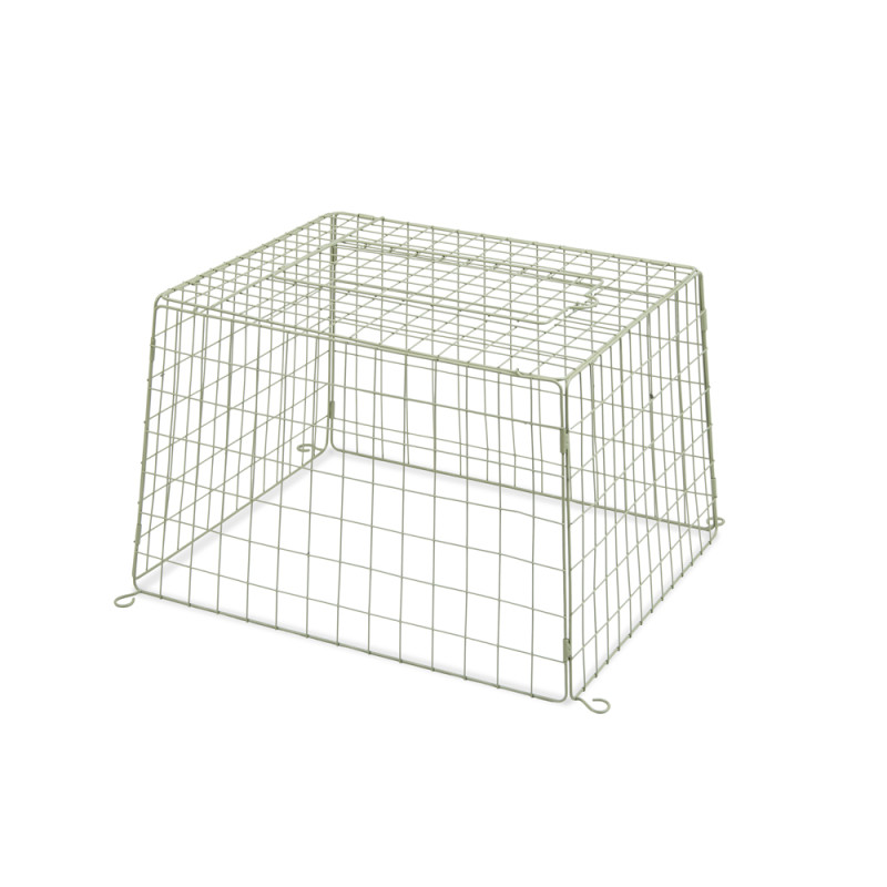 Cage de protection pour mangeoire au sol - Noire