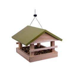 Mangeoire Klaris en bois – Nourrir les oiseaux du jardin | EMMA's GARDEN