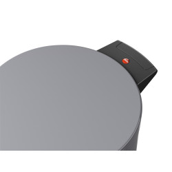 Poubelle à pédale Solid L argent 18 L HAILO