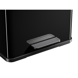 Poubelle de tri à pédale Oko Trio Plus L noire 3 x 9 L HAILO