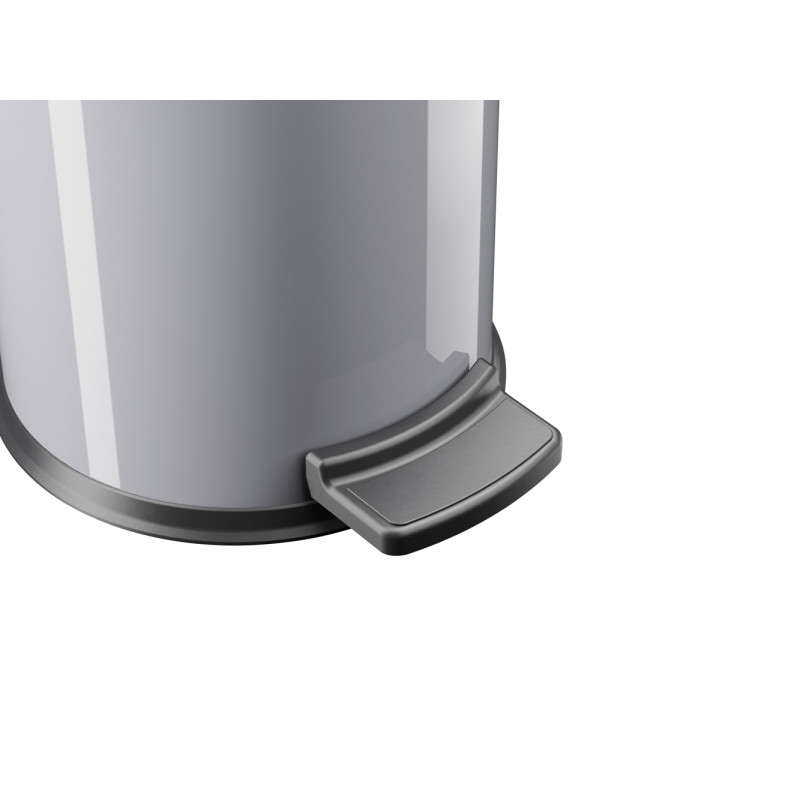 Poubelle à pédale Solid S argent 4 L HAILO Poubelle à pédale Solid S argent 4 L HAILO