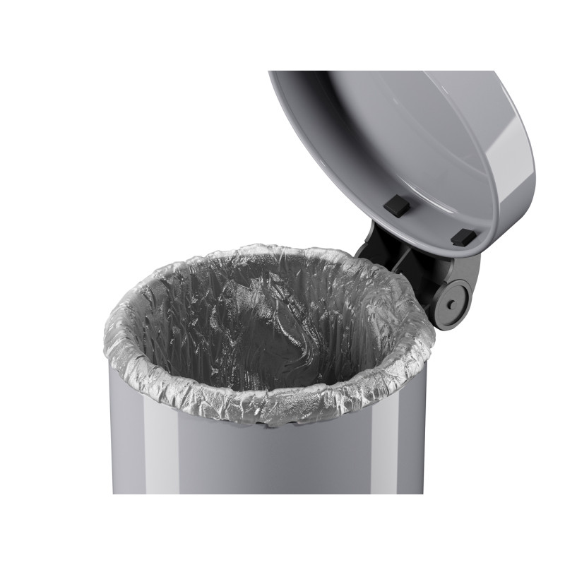 Poubelle à pédale Solid S argent 4 L HAILO Poubelle à pédale Solid S argent 4 L HAILO