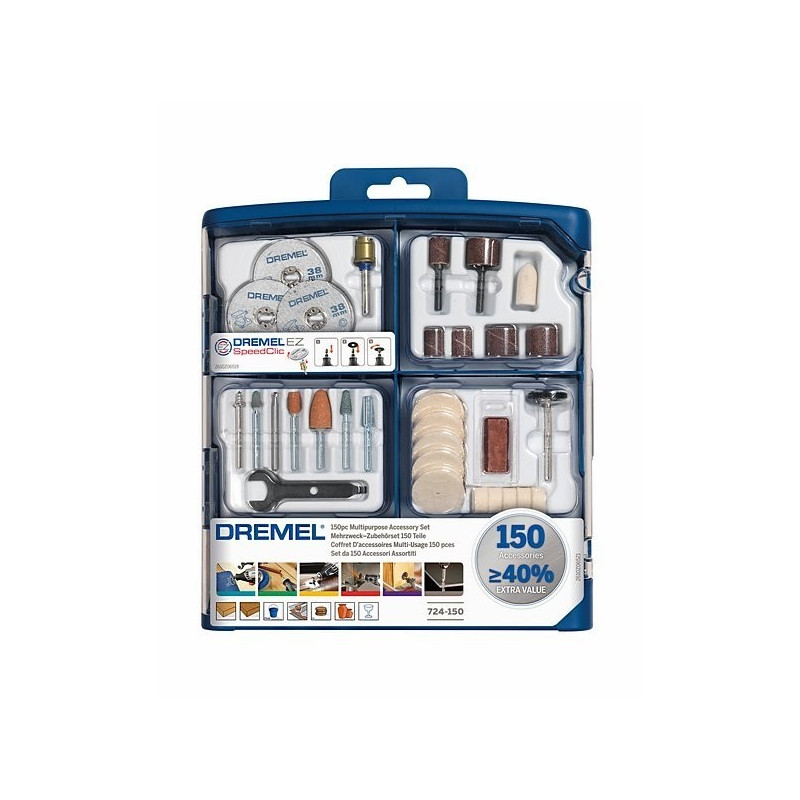 Coffret de 150 accessoires multi-usage DREMEL