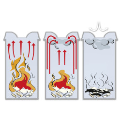 Poubelle Profiline Safe Plus XL noire 45 L HAILO