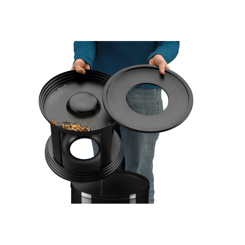 Poubelle Profiline Safe Plus XL noire 45 L HAILO