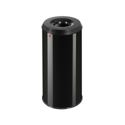Poubelle Profiline Safe XL noire 45 L HAILO
