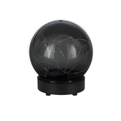 Lampe extérieure LED solaire noire Ø 10 cm 10 × 0,06 W EGLO Lampe extérieure LED solaire noire Ø 10 cm 10 × 0,06 W EGLO