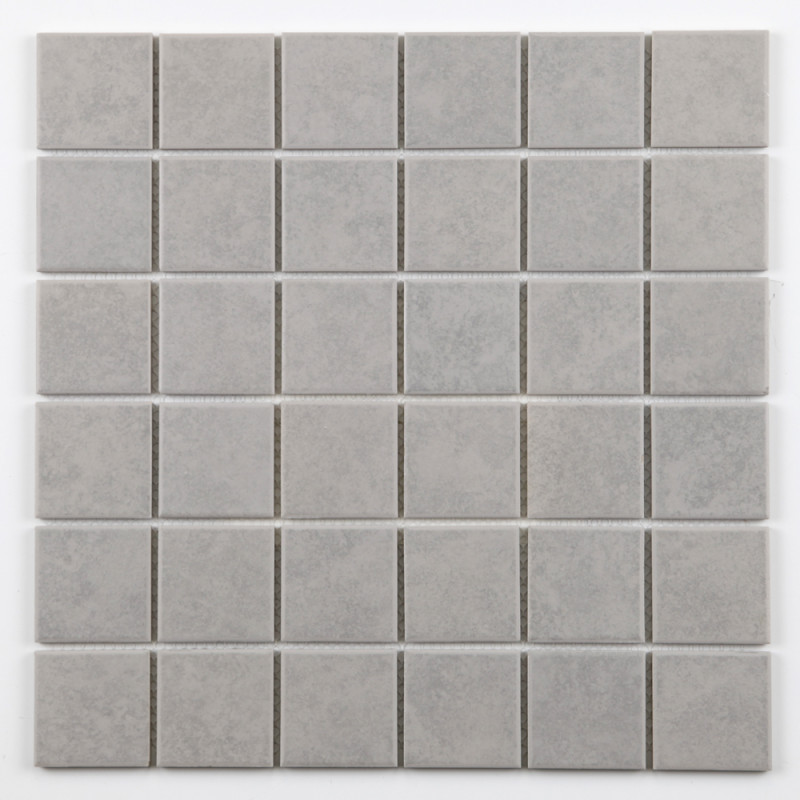 Carrelage mosaïque Jade antidérapant gris clair 30 x 30 cm