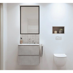 Carrelage Mosaïque Jade Gris Clair Antidérapant 30x30 | MAT INTER