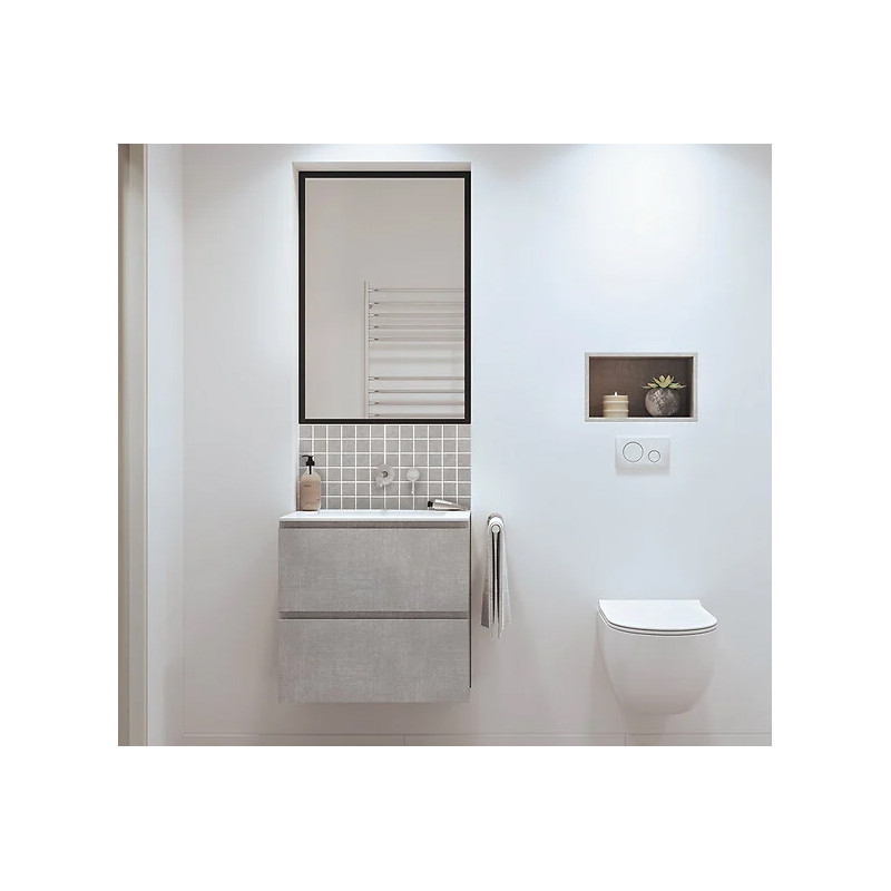 Carrelage Mosaïque Jade Gris Clair Antidérapant 30x30 | MAT INTER