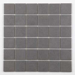 Carrelage mosaïque Opale antidérapant gris 30 x 30 cm