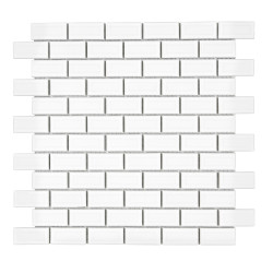 Carrelage Mosaïque Métro Blanc 30x30 – Chic et Moderne | MAT INTER