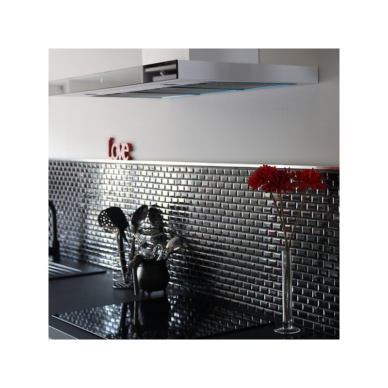 Carrelage Mosaïque Mini Métro Noir 30x30 – Élégance Intemporelle | MAT INTER