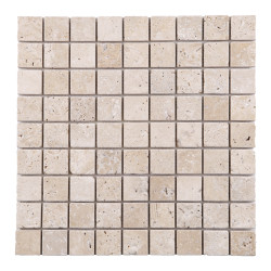 Carrelage Mosaïque Laurier Beige Vieilli – Ambiance Chaleureuse | MAT INTER