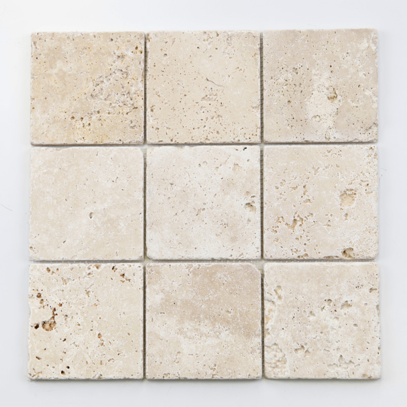 Carrelage mosaïque Aulne beige vieilli 30,5 x 30,5 cm