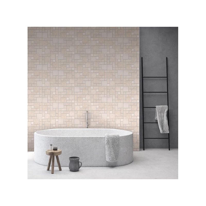 Carrelage Mosaïque Saule Beige Vieilli – Ambiance Chaleureuse | MAT INTER Carrelage Mosaïque Saule Beige Vieilli – Ambiance Chaleureuse | MAT INTER