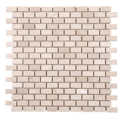 Carrelage Mosaïque Brique Beige – Ambiance Rustique | MAT INTER