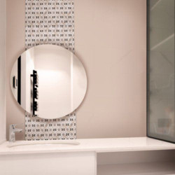 Carrelage mosaïque Fusain blanc, gris et noir 30,5 x 30,5 cm