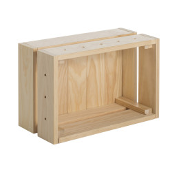 Boîte modulaire en pin massif 18 x 25,6 x 38,4 cm ASTIGARRAGA