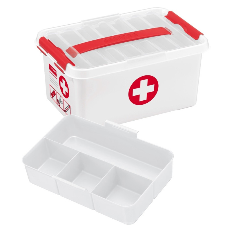 Boite de premier secours 6 L + Insert