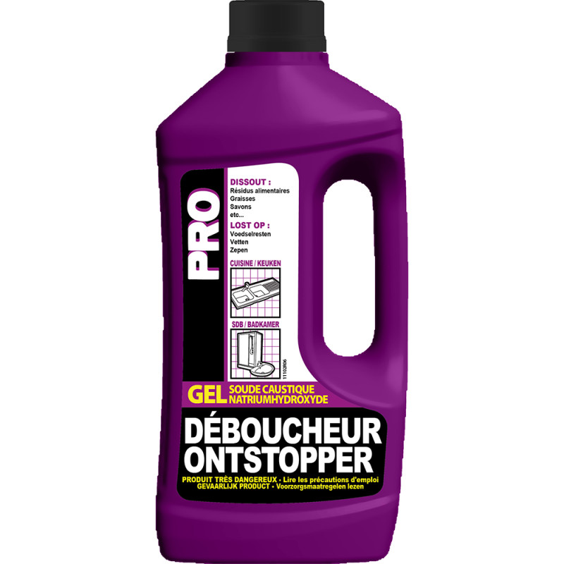 Déboucheur pour cuisine et salle de bain 1 L PRO