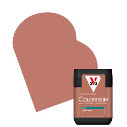 Testeur peinture Colorissim rose fumé mat – Échantillon | V33