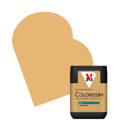 Testeur de peinture Colorissim jaune miel mat – Idéal pour murs | V33