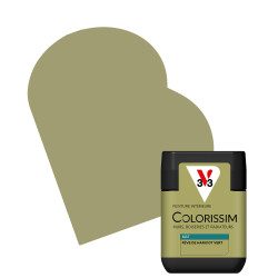 Testeur Peinture Colorissim Fève Haricot Vert Mat – Idéal pour tester | V33