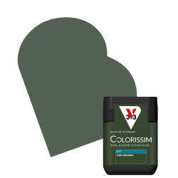 Testeur peinture pour murs Colorissim vert romarin mat 0,075 L V33