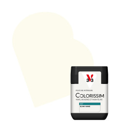 Testeur peinture Colorissim blanc grisé mat – Idéal pour choisir | V33