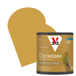Peinture Colorissim Laiton Patiné Mat – Aspect Velours | V33