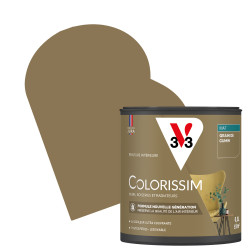 Peinture murale Colorissim grain de cumin mat 0,5L V33 – Finition parf | V33