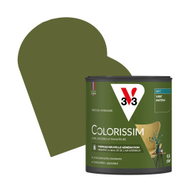 Peinture Colorissim Vert Matcha Mat 0.5L – Aspect Velouté | V33