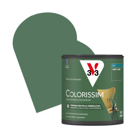 Peinture Murale Colorissim Vert Jade Mat 0,5L – Finition Parfaite | V33