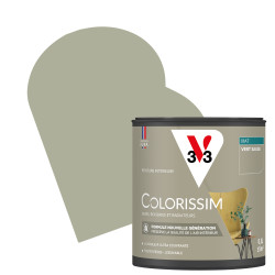Peinture murale Colorissim vert sauge mat 0,5L V33 – Finition parfaite | V33