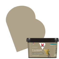 Peinture Colorissim Sable Kaki Mat 2,5L V33 – Déco Murale | V33