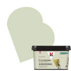 Peinture Murale Colorissim Vert Cristallin Mat 2,5L – Finition Parfait | V33 Peinture Murale Colorissim Vert Cristallin Mat 2,5L – Finition Parfait | V33