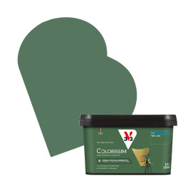 Peinture Murale Colorissim Vert Jade Mat 2,5L – Finition Parfaite | V33