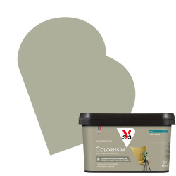 Peinture murale Colorissim vert sauge mat 2,5 L | V33