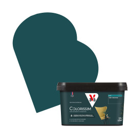 Peinture Colorissim Vert Profond Mat 2,5L – Aspect Velouté | V33