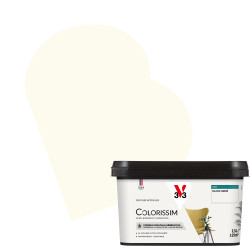 Peinture pour murs Colorissim blanc grisé mat 2,5 L V33