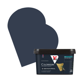 Peinture murale Colorissim bleu nocturne mat V33 – 2,5L | V33