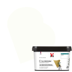 Peinture murs Colorissim blanc mat 2,5L V33 – Finition parfaite | V33