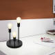Lampe de table Wilmcote noire Ø 28 cm E27 3 × 60 W EGLO