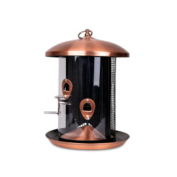 Colonne Combi 2-en-1 en cuivre noire Ø 24 x 35 cm EMMA'S GARDEN